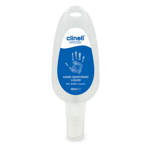 Clinell - Spray dezinfectant profesional pentru maini pe baza de alcool (75%) 60 ml