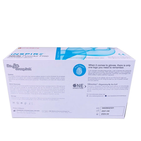 Set 300 Manusi Nitril L Albastru Cranberry Inspire